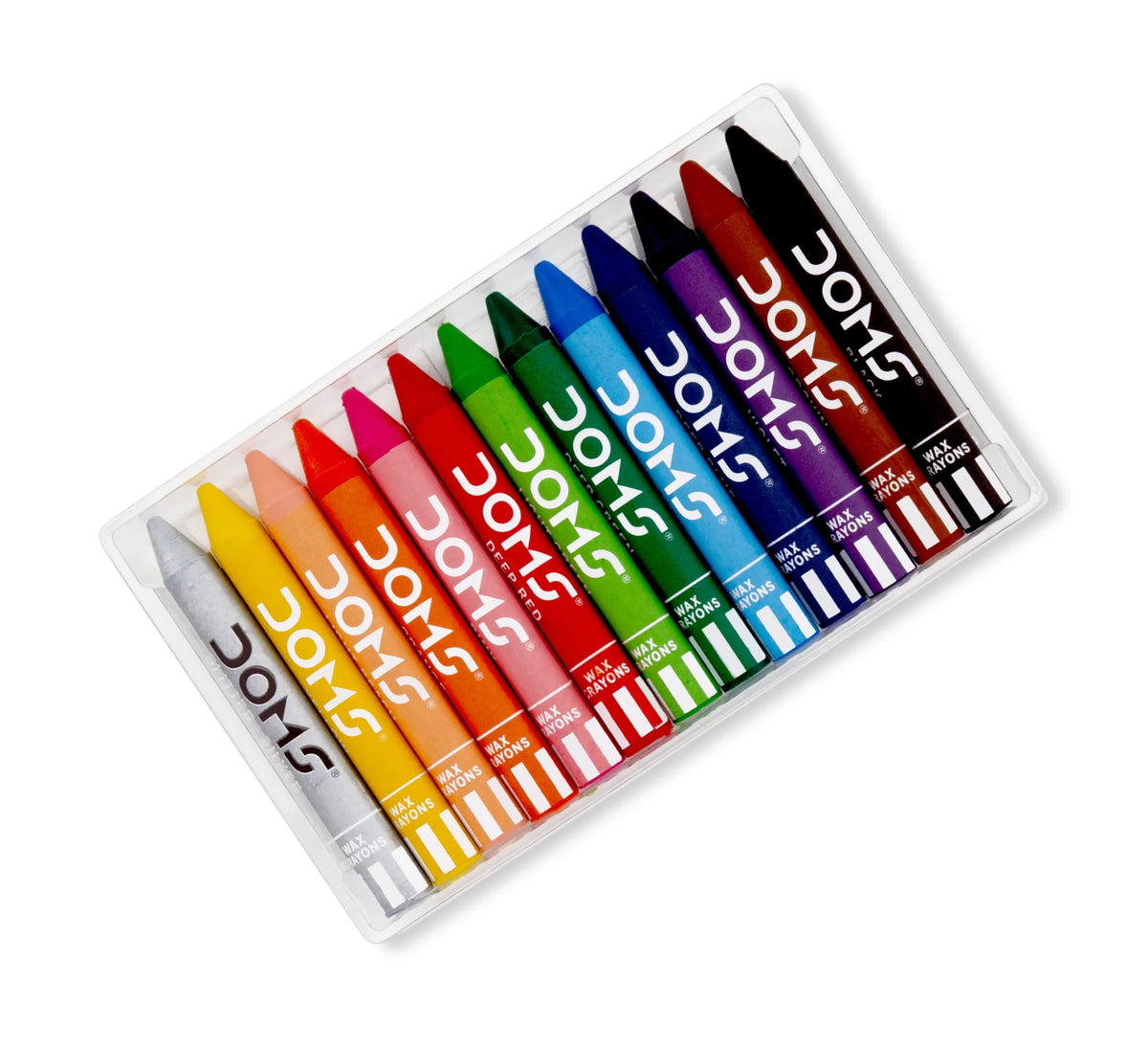 DOMS JUMBO WAX CRAYON 12 SHADE