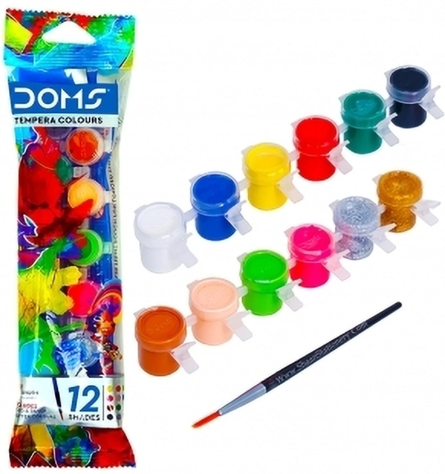 DOMS TEMPERA COLOUR 12 SHADES