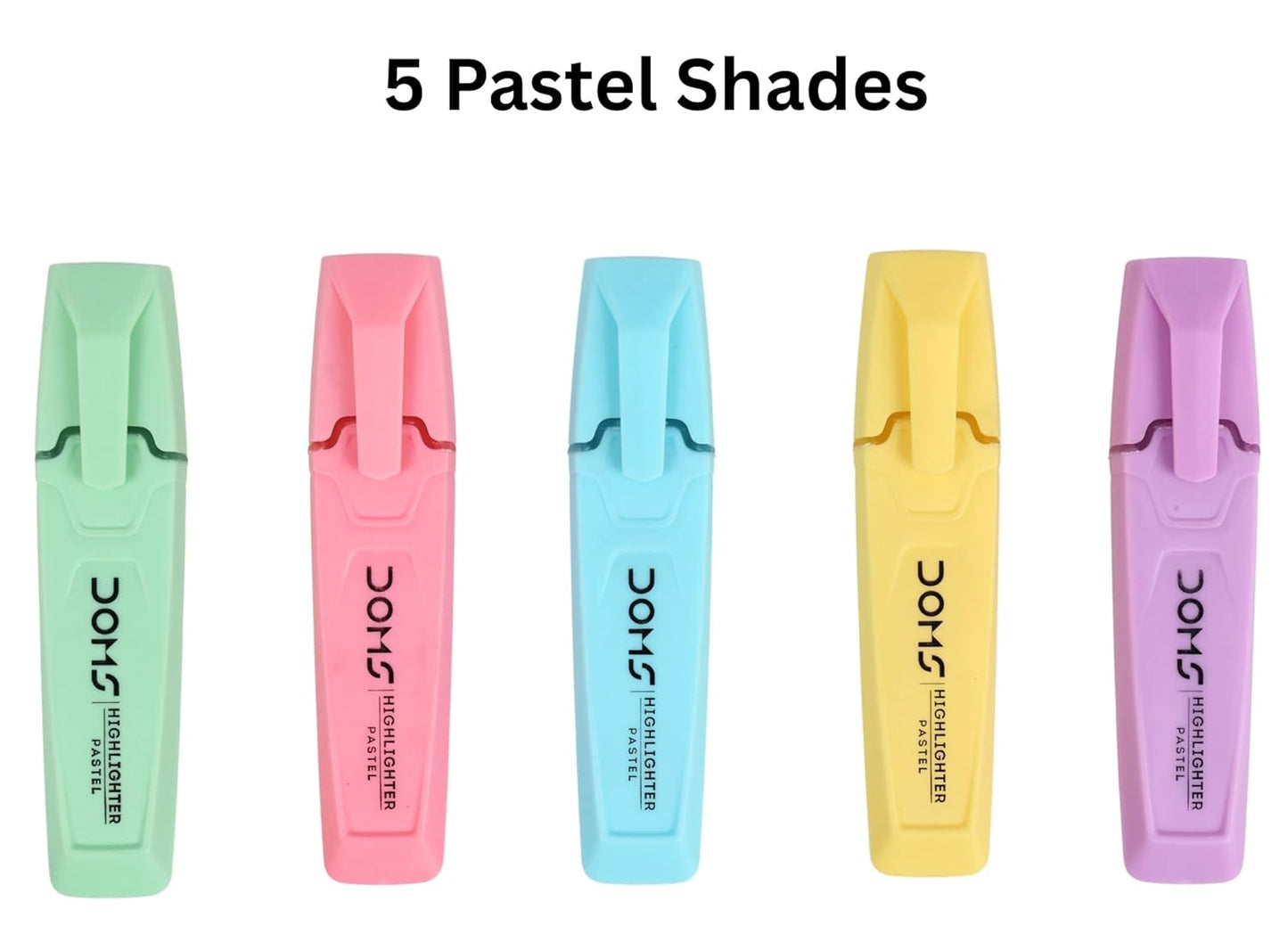 DOMS PASTEL HIGHLIGHTER ASSOR PACK OF 5