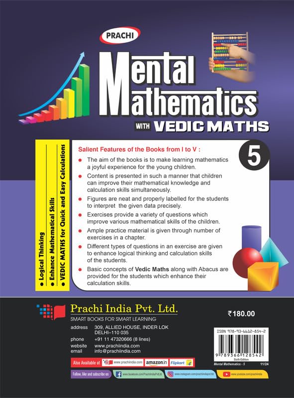 PRACHI MENTAL MATHEMATICS CLASS 5
