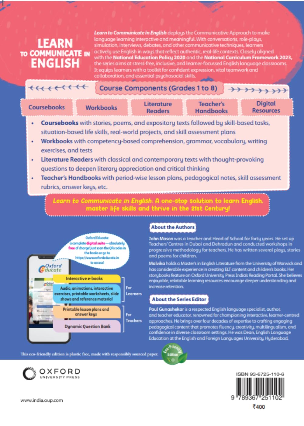 OXFORD LEARN TO COMMUNICATE ENGLISH CB -1