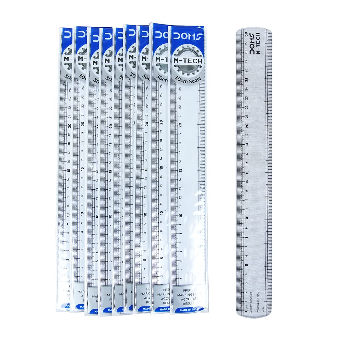DOMS M TECH Scale 30 CM 10 PCS