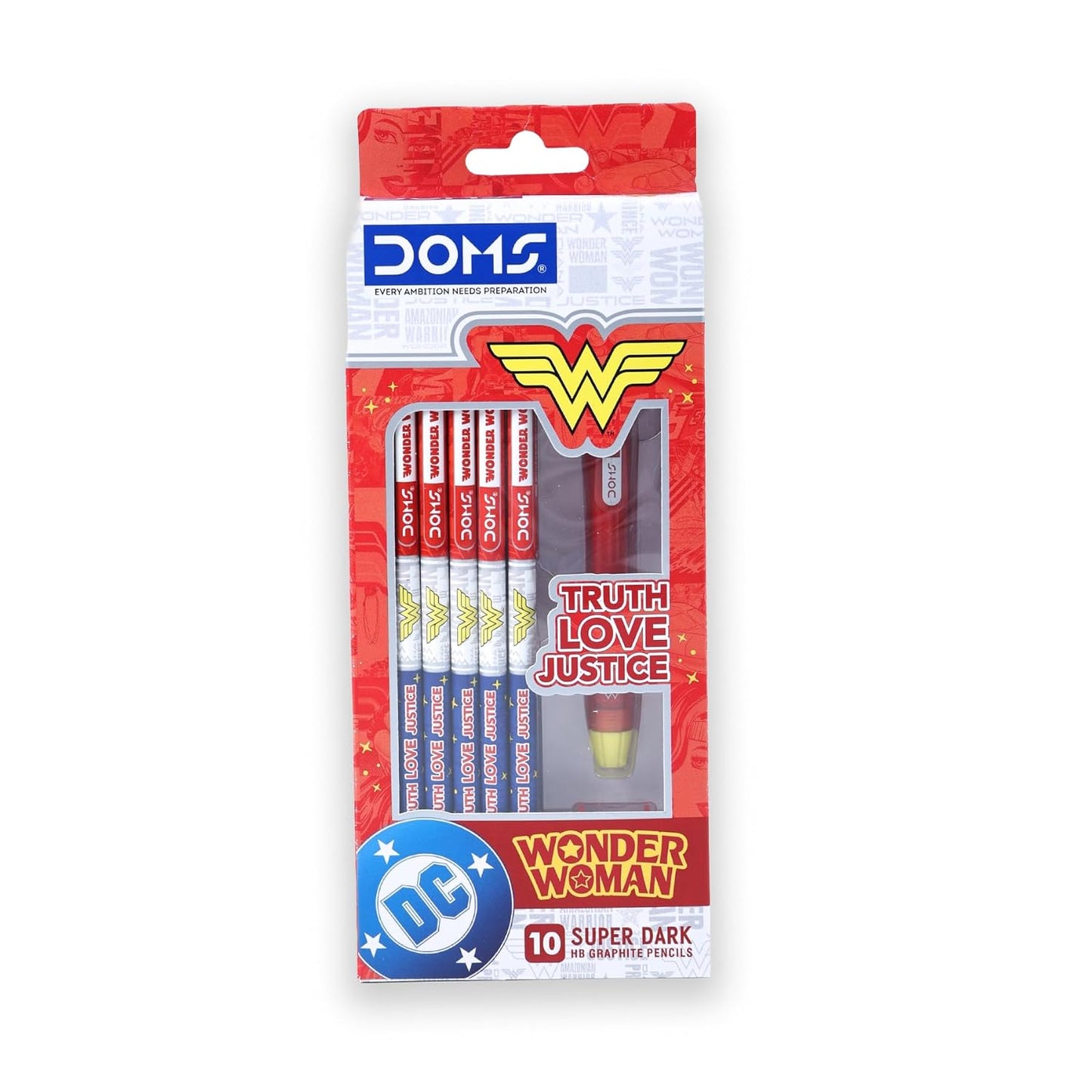 DOMS WONDER WOMAN PENCIL 10 PCS PACK