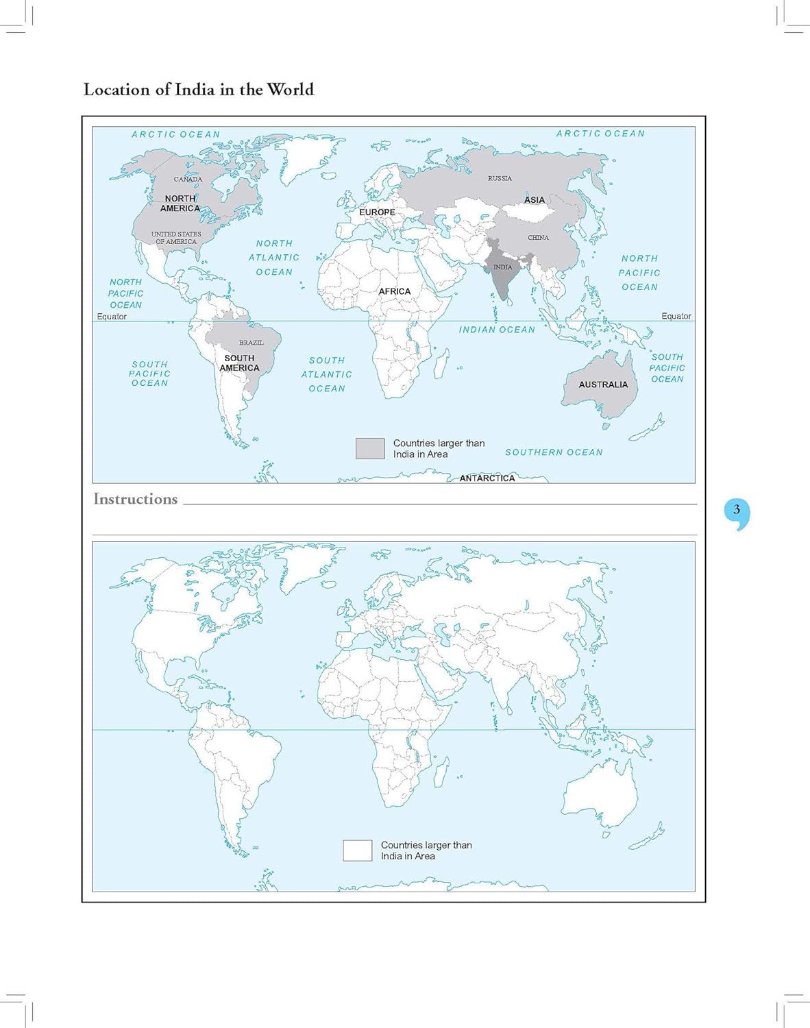 RATNA SAGAR GEOGRAPHY MAP PRACTICE CLASS 9