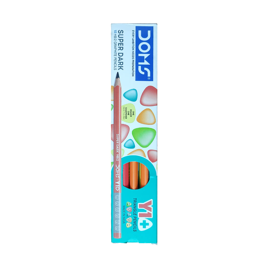 DOMS Y1 GRAPHITE PENCIL 10 PCS PACK