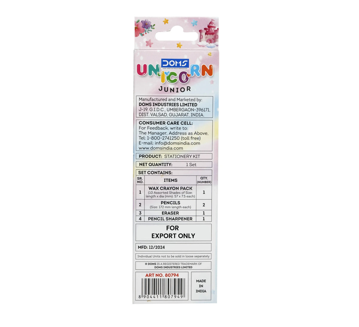 DOMS Unicorn Junior Kit