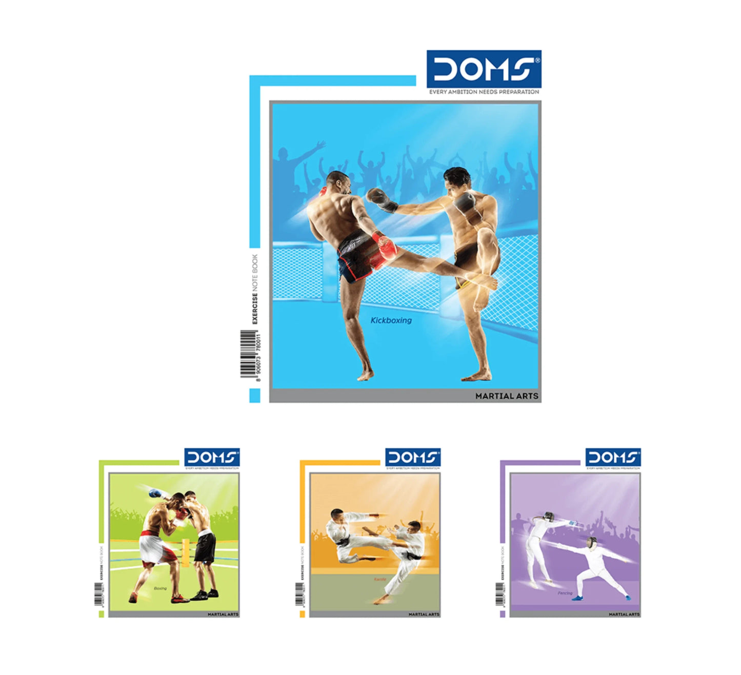 DOMS Double Line Notebook (Martial Arts Series)