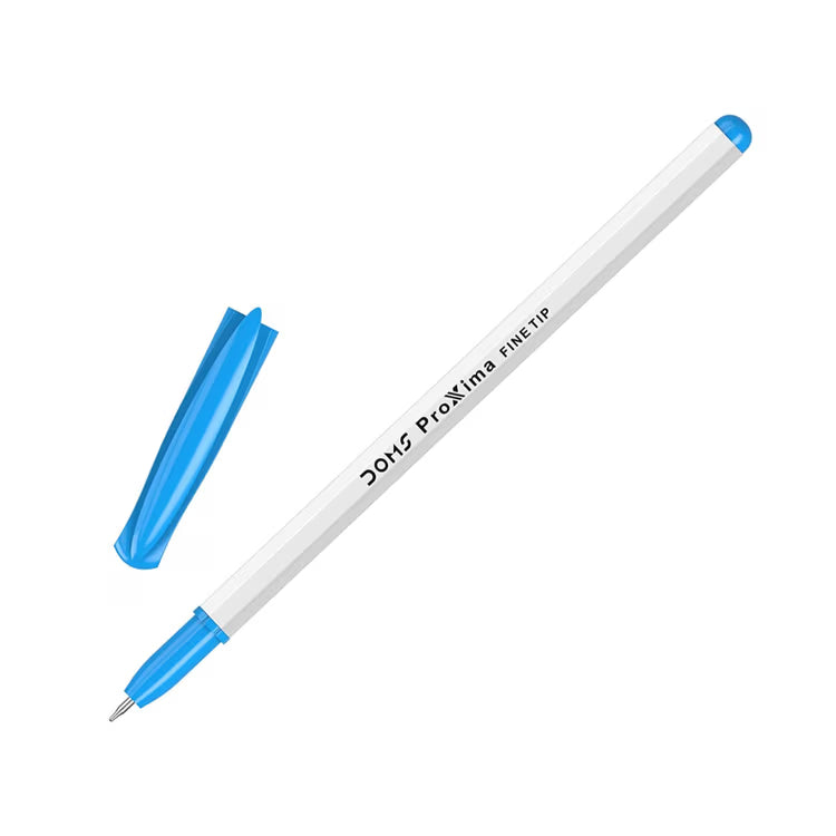 DOMS PROXIMA BALL PEN BLUE 10 PCS BOX