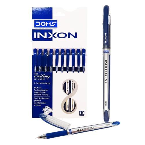 DOMS INXON HDX BALL PEN BLUE 10 PCS