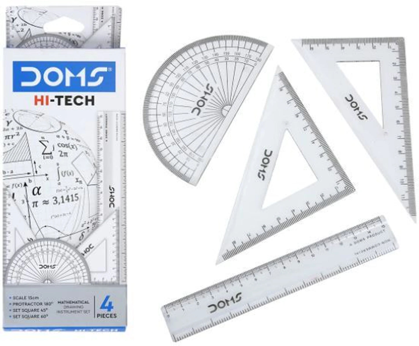 DOMS Hi-Tech Mathematical Drawing Instrument Set