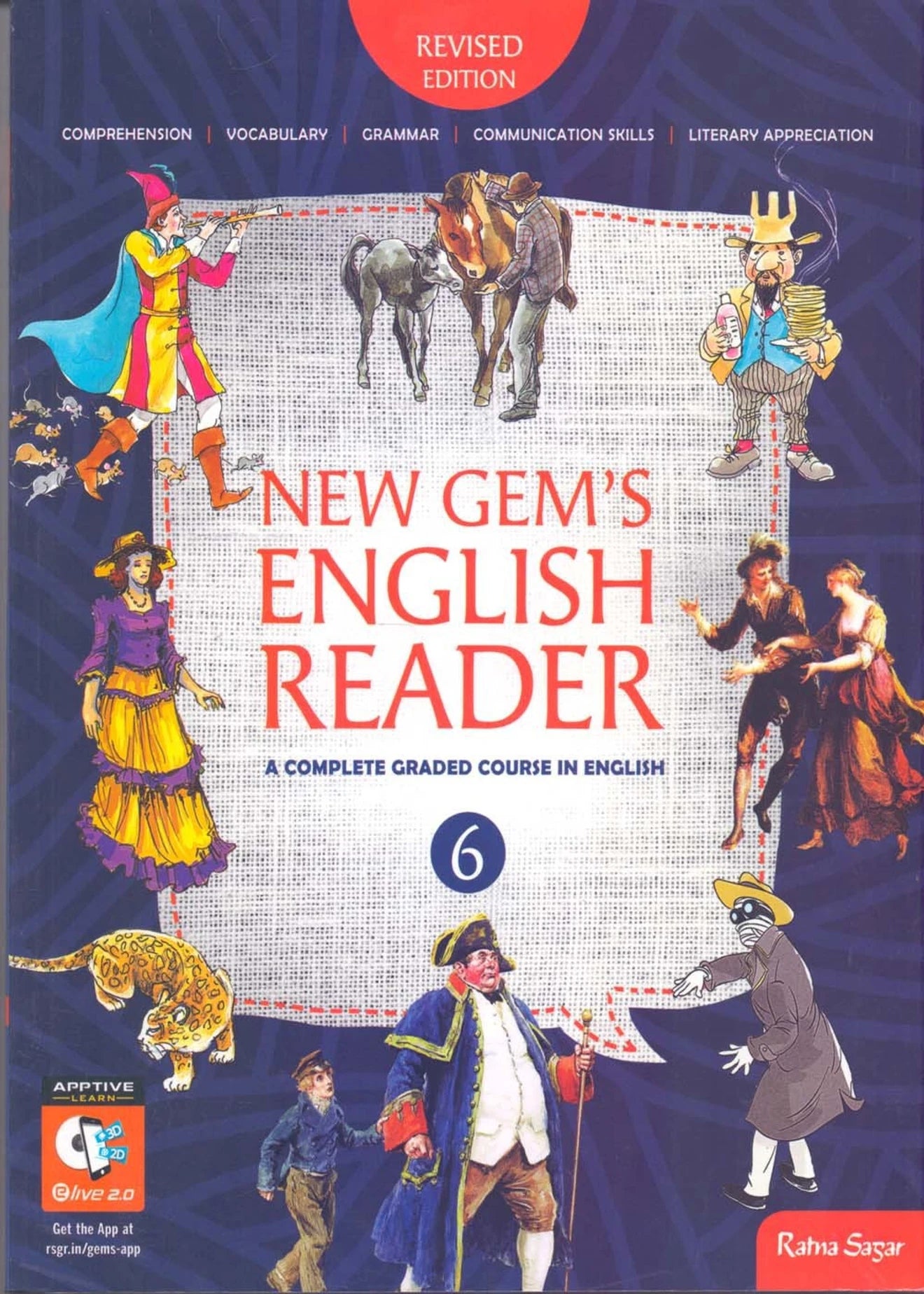 RATNA SAGAR NEW GEM'S ENGLISH READER CLASS 6