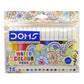 DOMS Water Colour Pens 15 Shades