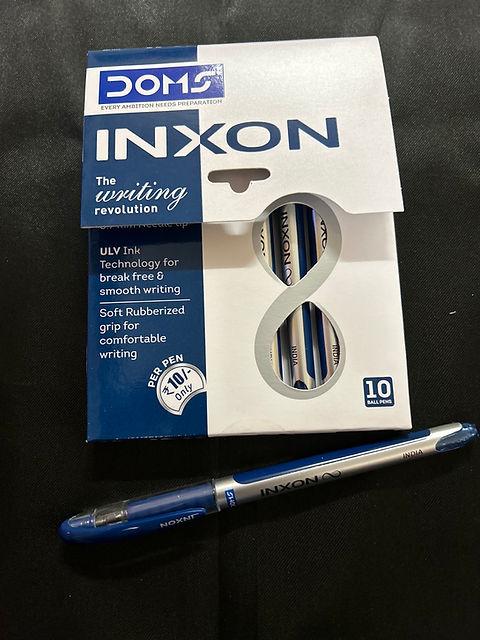 DOMS INXON HDX BALL PEN BLUE 10 PCS