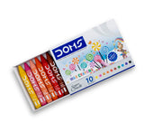 DOMS WAX CRAYONS 10 SHADES