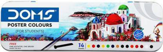 DOMS STUDENT POSTER COLOUR 14 SHADES NEW