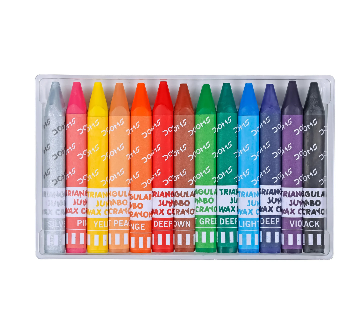 DOMS Tri Jumbo Wax Crayons