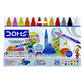 DOMS Bi-Colour Wax Crayons