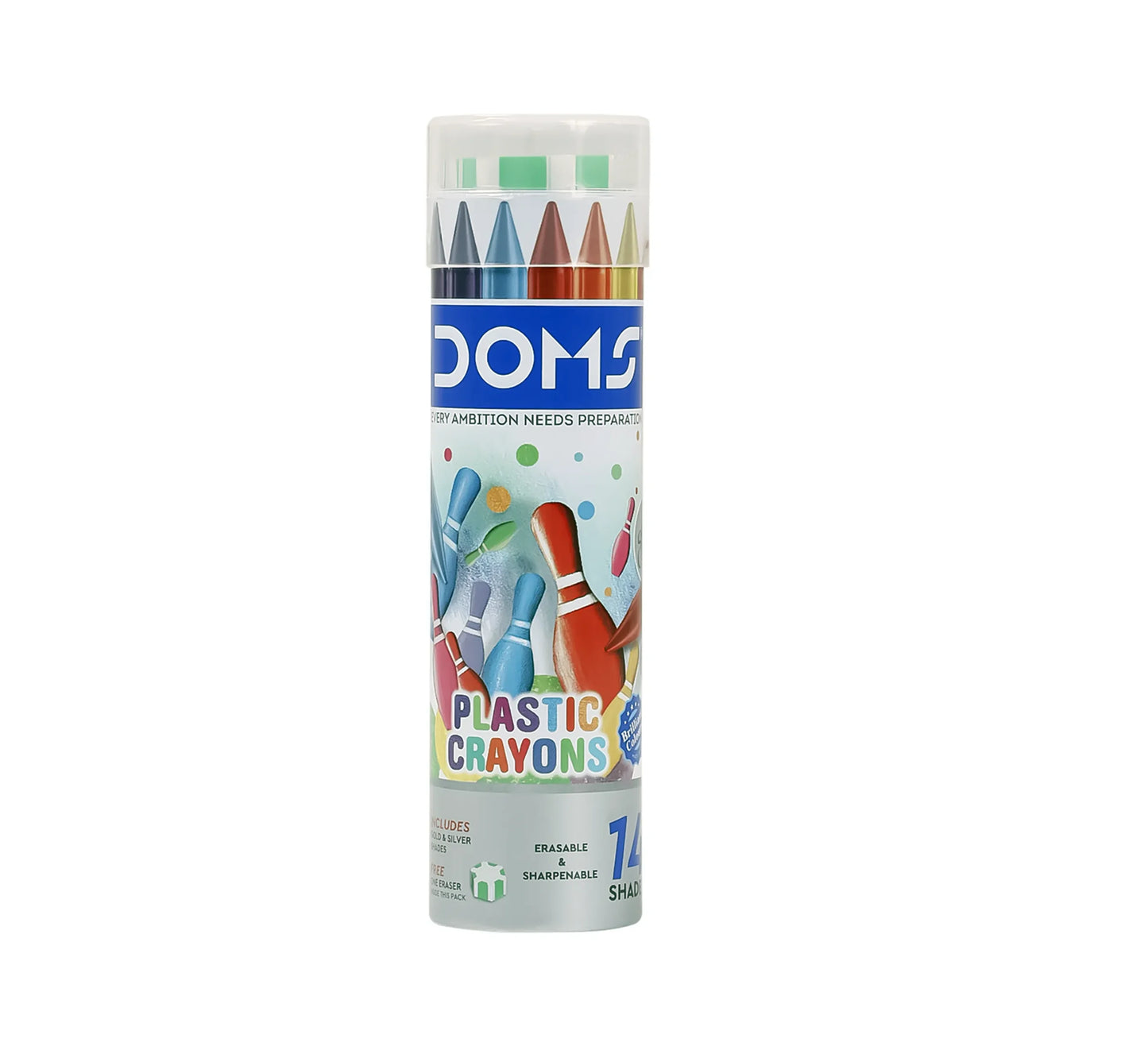 DOMS Plastic Crayons