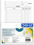 DOMS A4 Project Paper 1842 – Both Side Ruled – 20 Sheets – 1 Pack