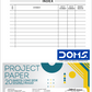DOMS A4 PROJECT PAPER 1843 (One Side) – 29.7 × 21 cm – 20 Sheets