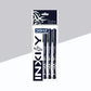 DOMS INXIFY GEL PEN BLACK 5 PCS POUCH- FOIL