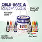 Clapjoy DOMS TOTS Toddlers Finger Paint Set with 8 Vibrant Colors