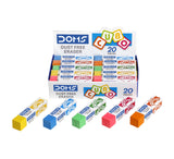 DOMS CUBO ERASERS Pack of 20 Pcs