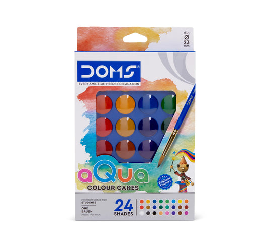 DOMS Aqua Colour Cakes 23MM