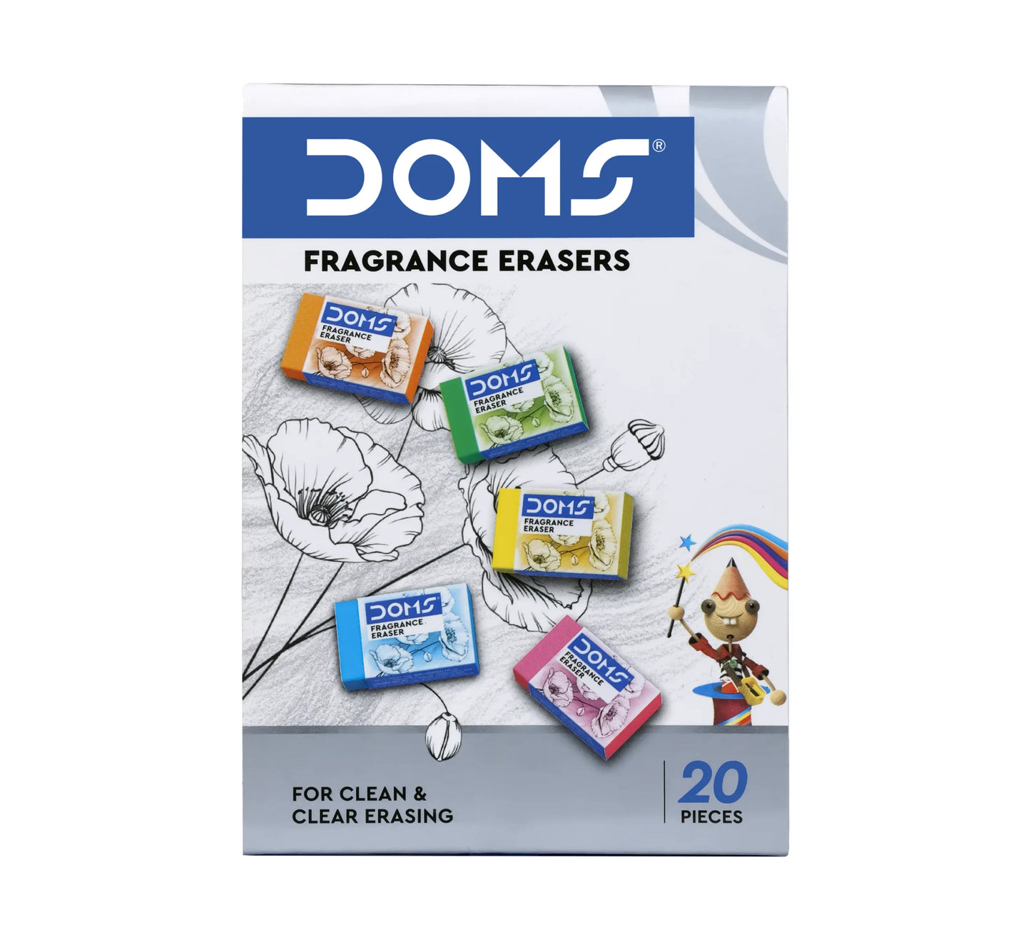 DOMS FRAGRANCE ERASERS