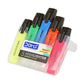 DOMS Super Neon Highlighters PACK OF 5 (PLASTIC CASE)