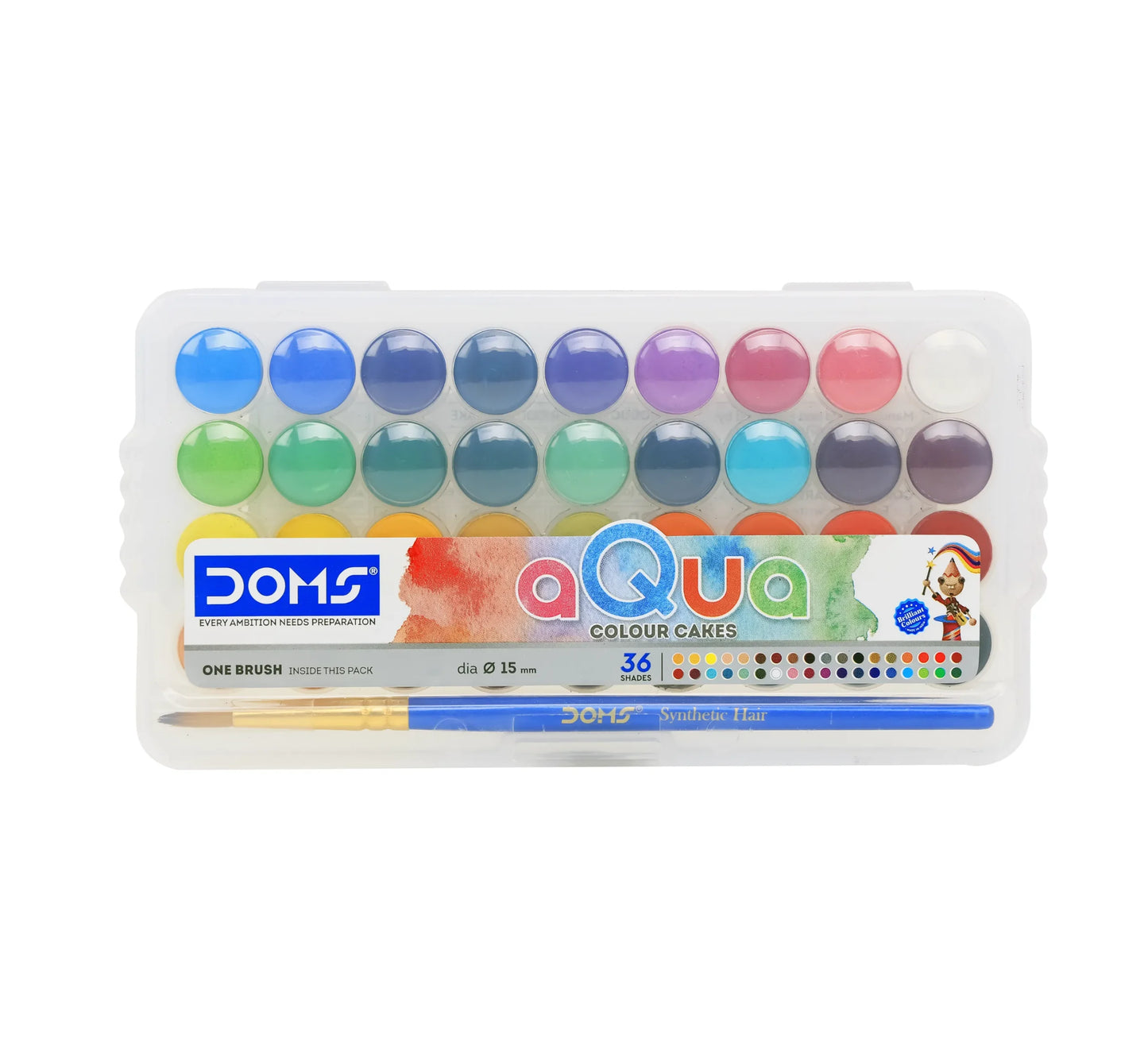 DOMS Aqua Colour Cakes 15MM
