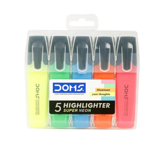 DOMS Super Neon Highlighters