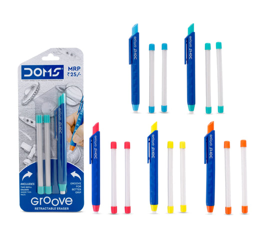 DOMS Groove Retractable Eraser