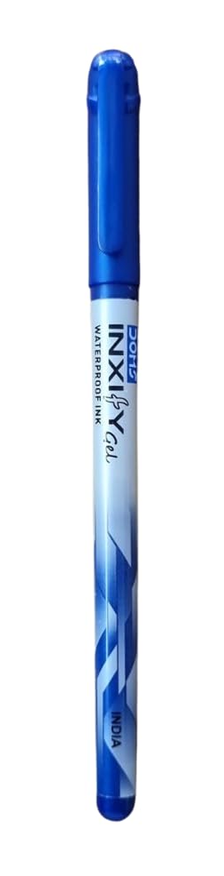 DOMS INXIFY GEL PEN BLUE 5 PCS POUCH- FOIL