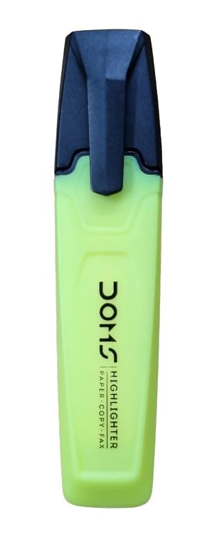 DOMS NEON HIGHLIGHTER PEN  PACK OF 5 YELLOW