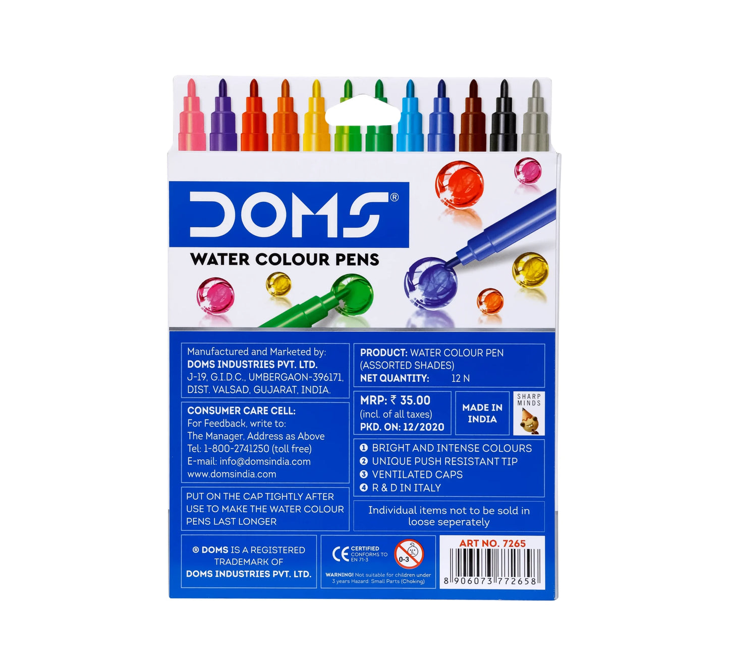 DOMS Aqua Water Colour Pens
