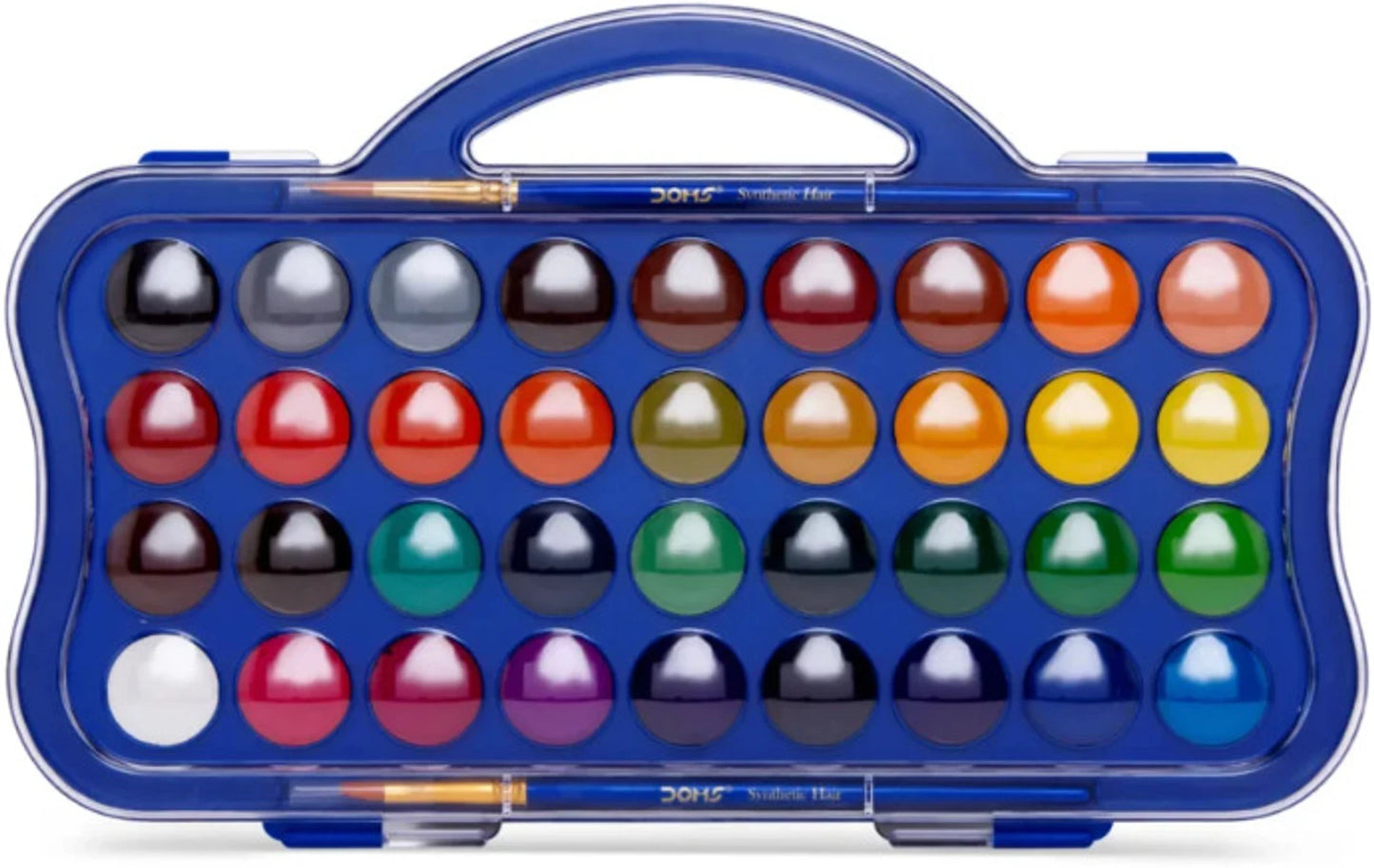 DOMS AQUA COLOUR CAKES 36 SHADES (15 nn)