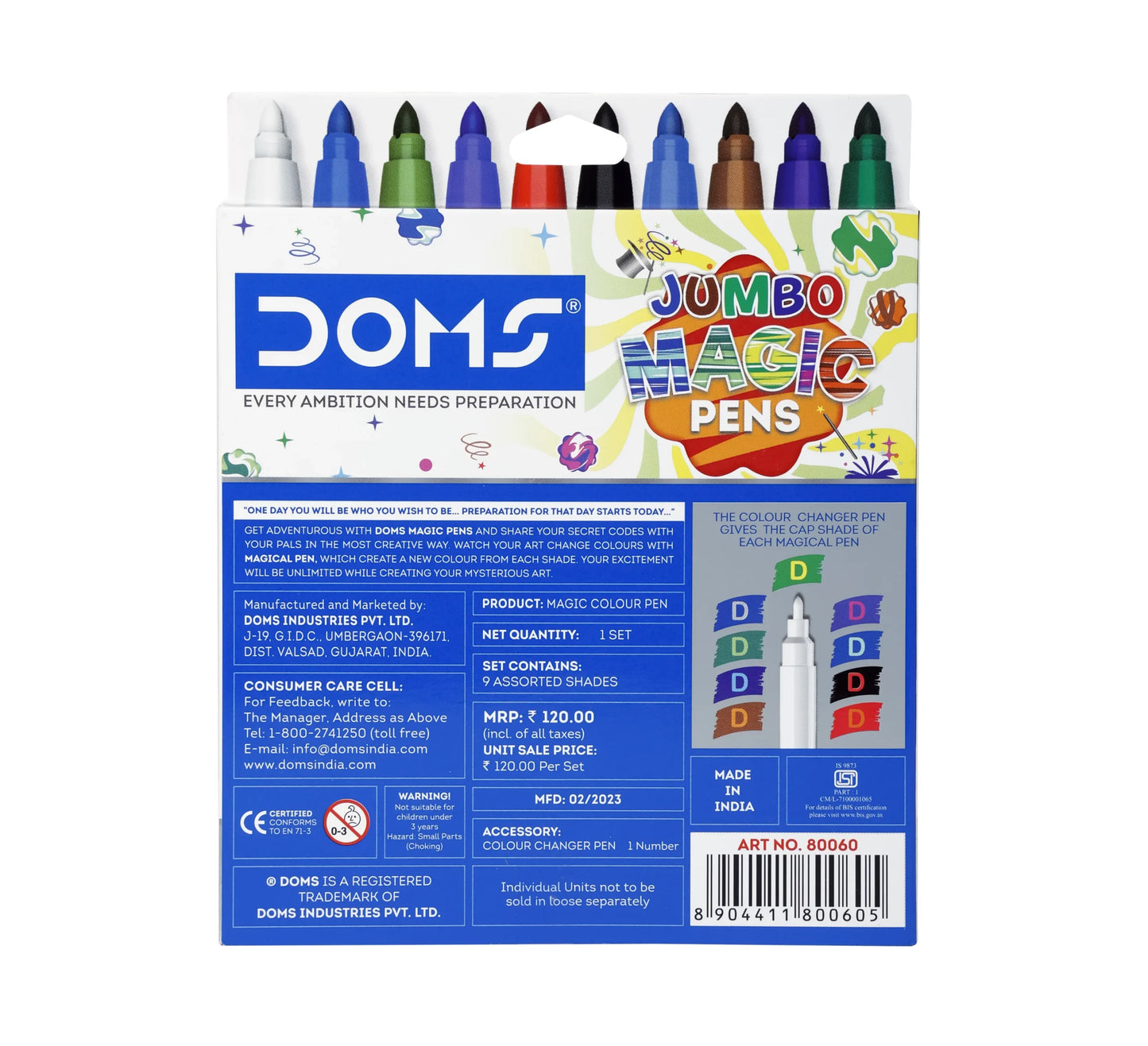 DOMS Jumbo Magic Pens