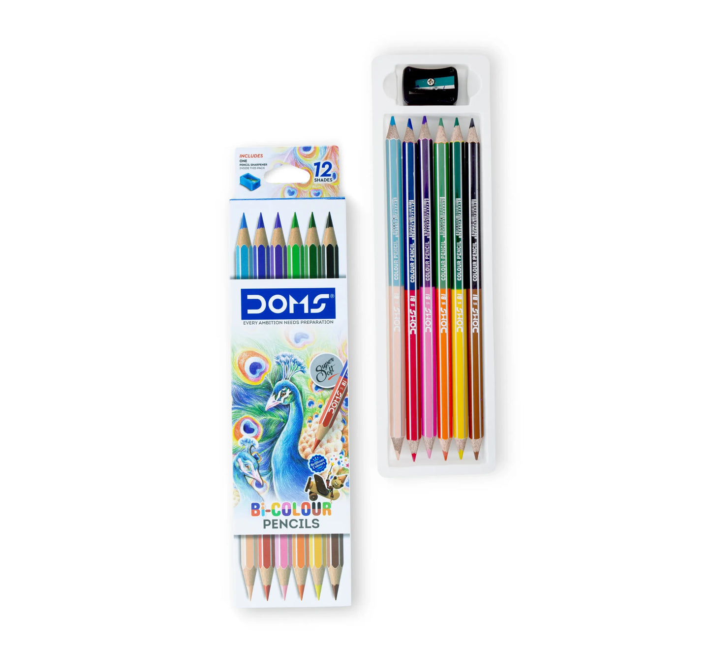 DOMS Bi-Colour Pencils