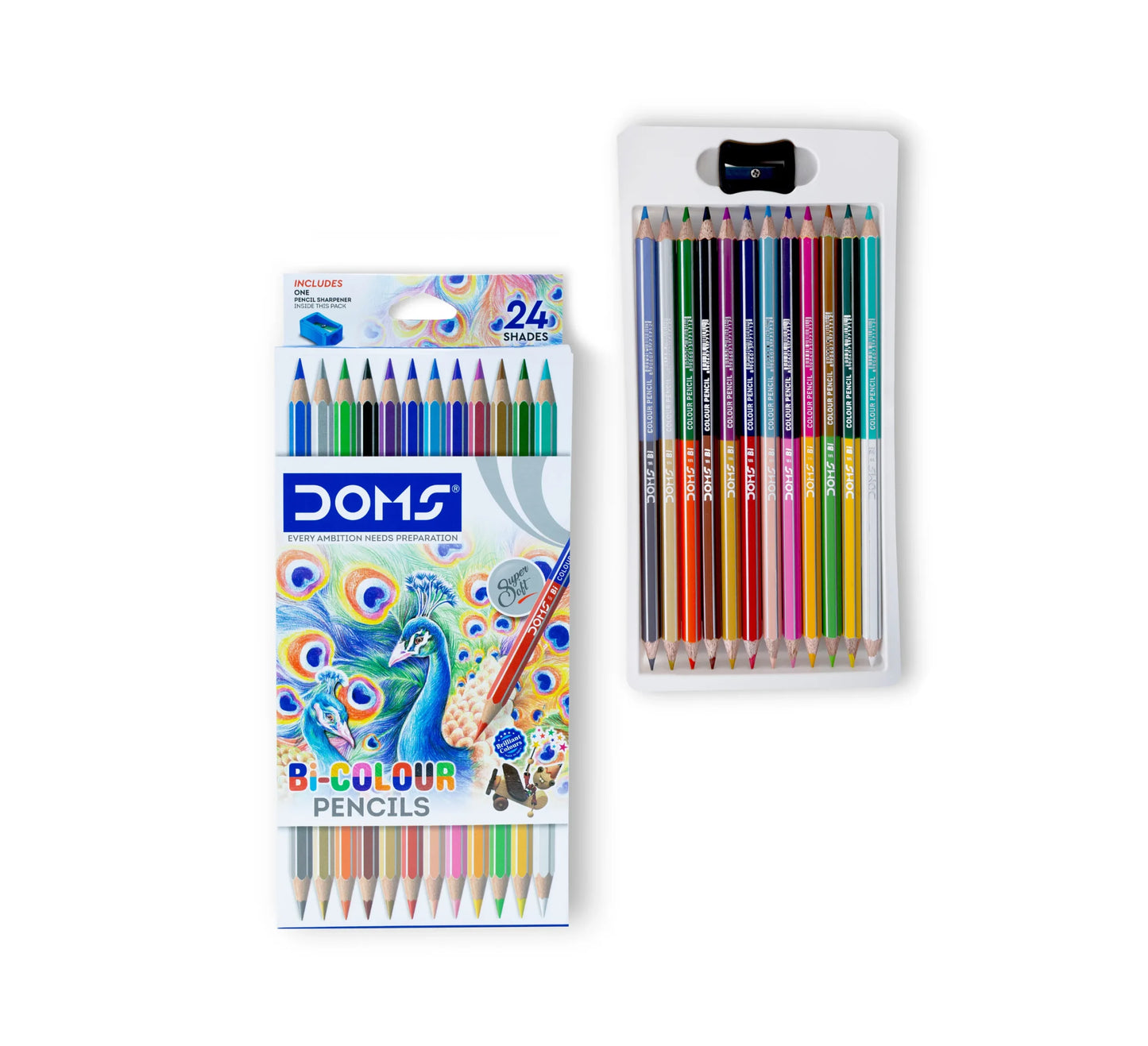 DOMS Bi-Colour Pencils