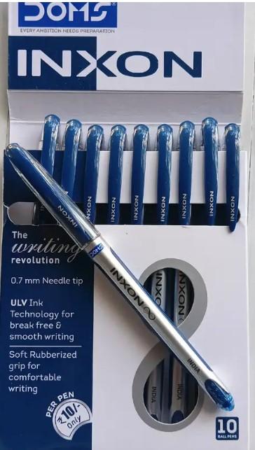 DOMS INXON HDX BALL PEN BLUE 10 PCS