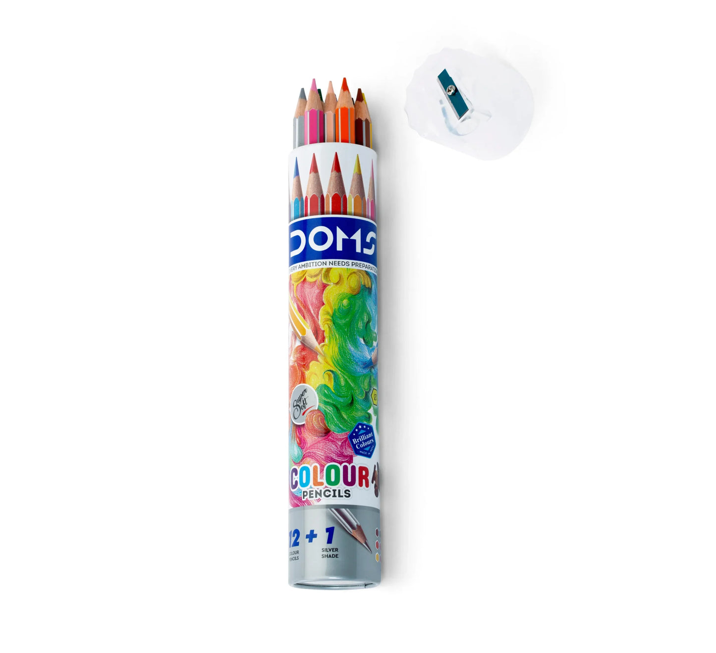 DOMS Colour Pencils Round Tin