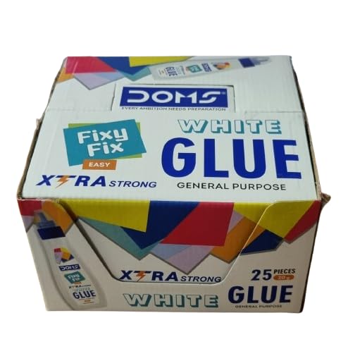 DOMS FIXY FIX WHITE GLUE 18g(25 PCS JAR)