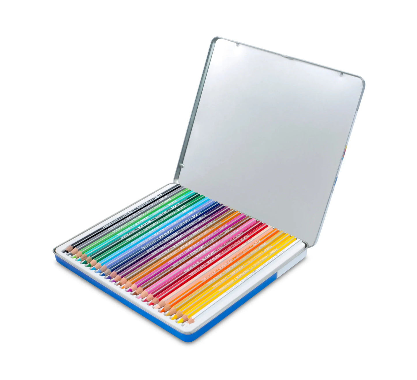 DOMS Colour Pencils Flat Tin
