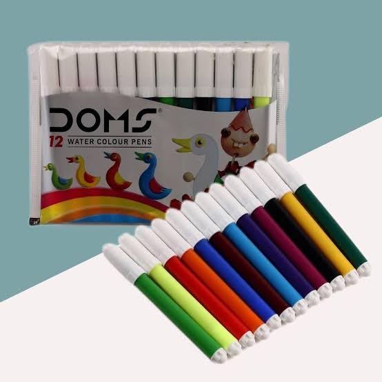 DOMS SKETCH FINE WATER CLR PEN 12 SHADES