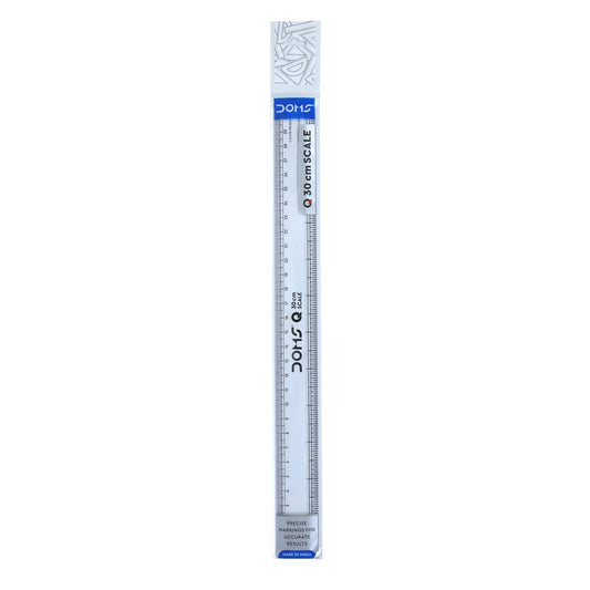 DOMS ZOOM 30 CM 10 PCS scale for students 