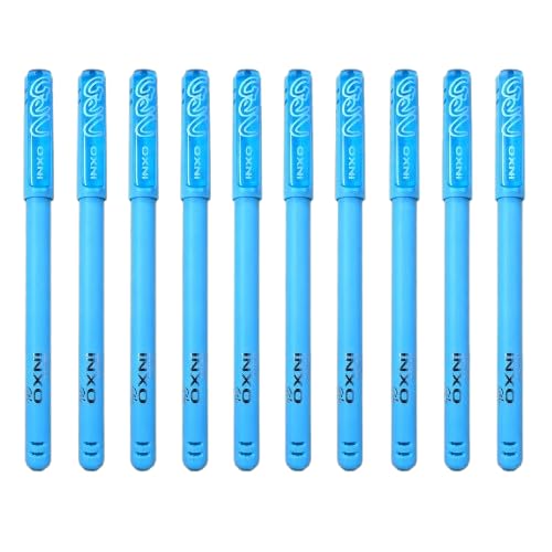 DOMS INXO GEL PEN BLUE 10 PCS PACK
