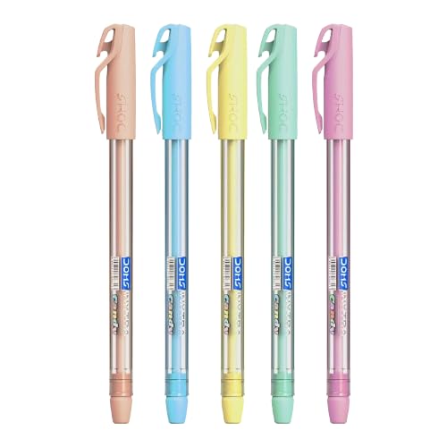 DOMS INXTRA CANDY BALL PEN BLUE 5 PCS