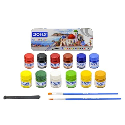 DOMS STUDENT POSTER COLOUR 12 SHADES NEW