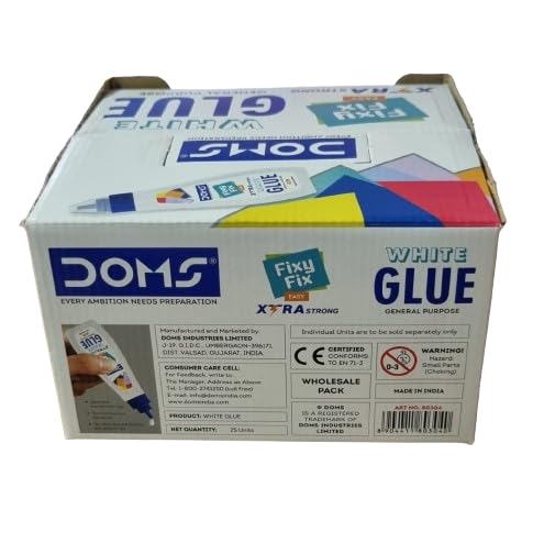 DOMS FIXY FIX WHITE GLUE 18g(25 PCS JAR)